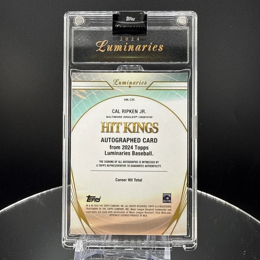 2024 Tops Sealed Luminaries Cal Ripken On Card Auto  /25